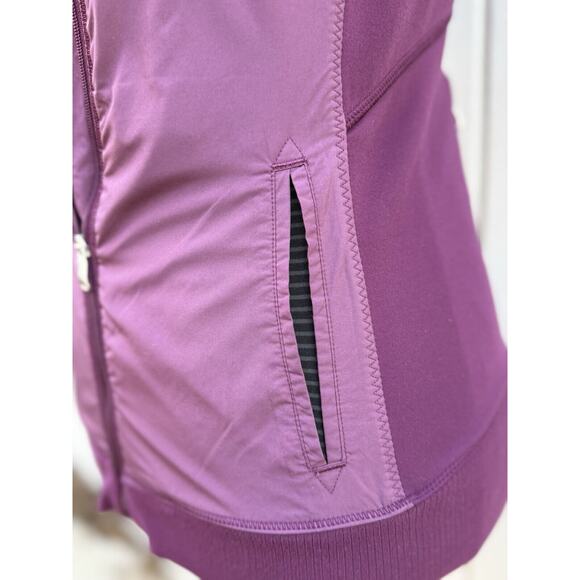 Lululemon WON'T STOP VEST Women's Size 4 Water Resistant Plum Rulu Slim Fit - Picture 7 of 15